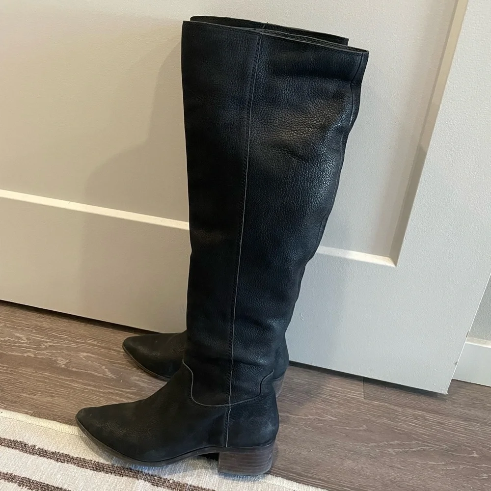 Women’s Black Over-the-Knee Boots - Classic Riding Style